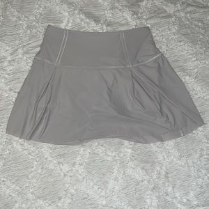 White/grey lululemon tennis skirt